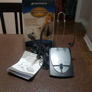 Vintage 2003 Plantronics S12 Corded Telephone Headset System 017229116719
